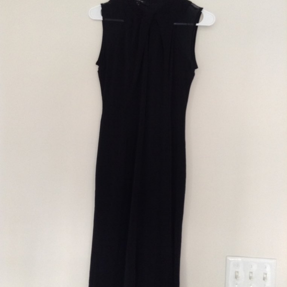 Short Sleeve Black Dress